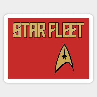 Star Fleet Baseball Jersey Sticker